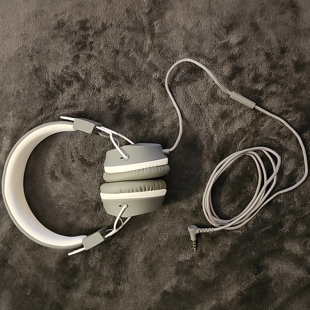 JLab Studio Kids Gray/White Over-Ear Headphones